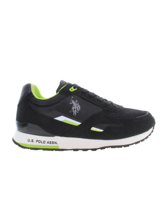"U.S. POLO BEST PRICE Sneakers im Sale | Kontrast-Sneaker mit Logo und Schnürsenkeln U.S. POLO  online kaufen"|Planet-Deluxe