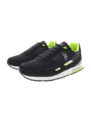 "U.S. POLO BEST PRICE Sneakers im Sale | Kontrast-Sneaker mit Logo und Schnürsenkeln U.S. POLO  online kaufen"|Planet-Deluxe