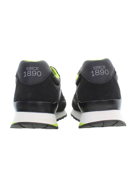 "U.S. POLO BEST PRICE Sneakers im Sale | Kontrast-Sneaker mit Logo und Schnürsenkeln U.S. POLO  online kaufen"|Planet-Deluxe