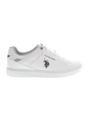 "U.S. POLO BEST PRICE Sneakers im Sale | US Polo Schnürsneaker Rokko Weiß Grau Herren online kaufen"|Planet-Deluxe
