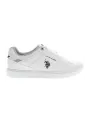 "U.S. POLO BEST PRICE Sneakers im Sale | US Polo Schnürsneaker Rokko Weiß Grau Herren online kaufen"|Planet-Deluxe