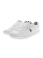 "U.S. POLO BEST PRICE Sneakers im Sale | US Polo Schnürsneaker Rokko Weiß Grau Herren online kaufen"|Planet-Deluxe