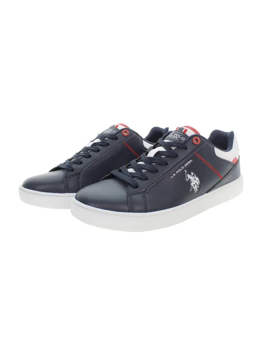 "U.S. POLO BEST PRICE Sneakers im Sale | US Polo Schnürschuhe mit Kontrastdetails und Logo online kaufen"|Planet-Deluxe