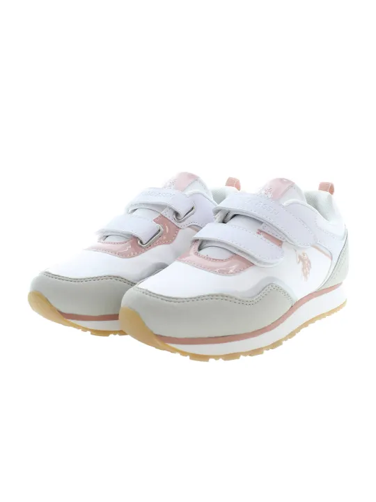 "U.S. POLO BEST PRICE Sneakers im Sale | U.S. POLO Sportschuh mit Riemen und Kontrastdetails für Mädchen online kaufen"|Planet-Deluxe