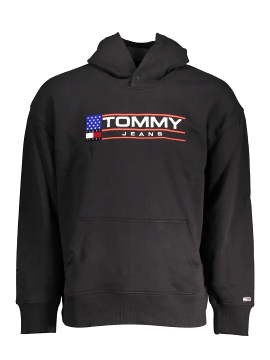 "Tommy Hilfiger Sweatshirts im Sale | Tommy Hilfiger Kapuzen-Sweatshirt mit Logo und Tasche online kaufen"|Planet-Deluxe
