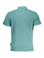 "Napapijri Poloshirts im Sale | Napapijri Poloshirt Grün mit Stickerei und 3 Knöpfen online kaufen"|Planet-Deluxe