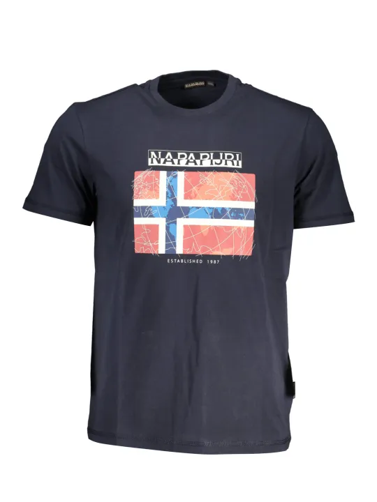 "Napapijri T-Shirts im Sale | Napapijri Kurzarm Rundhals T-Shirt mit Logo und Aufdruck online kaufen"|Planet-Deluxe