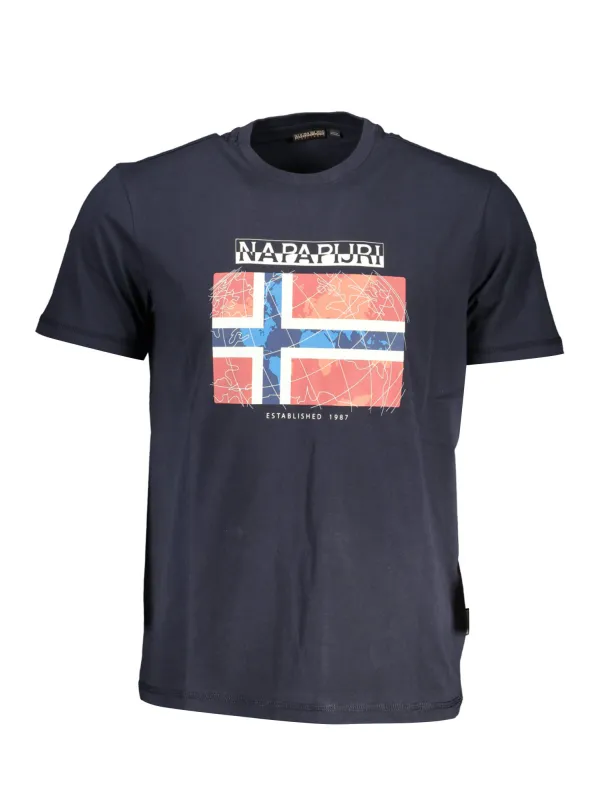 "Napapijri T-Shirts im Sale | Napapijri Kurzarm Rundhals T-Shirt mit Logo und Aufdruck online kaufen"|Planet-Deluxe