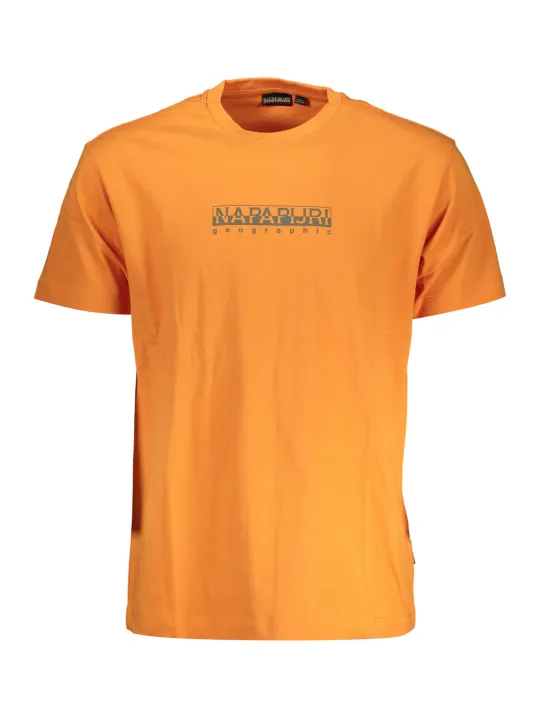 "Napapijri T-Shirts im Sale | Napapijri NP0A4GDR-S-BOX-SS-3_ARANCIO_A1Z Orange online kaufen"|Planet-Deluxe