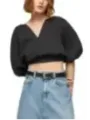 Hüfthohe Jeansrock mit Gürtel