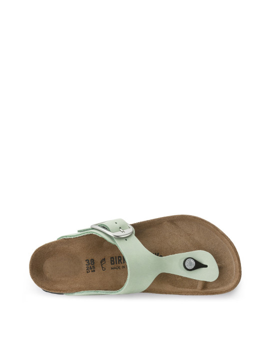 Grüne Birkenstock GIZEH Flip-Flops vegan