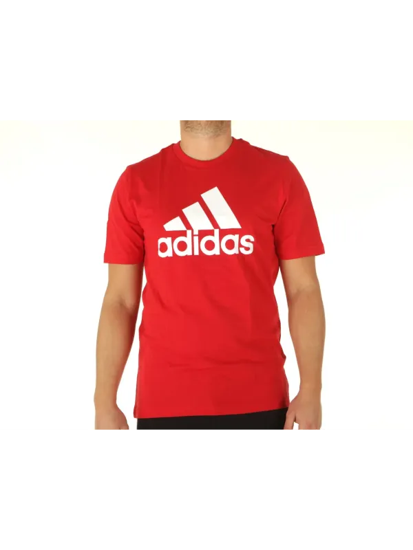 Rotes Adidas T-Shirt für Herren Rotes Adidas T-Shirt für Herren
