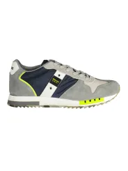"Blauer Sneakers im Sale | Blauer S3QUEENS01 Sneakers mit Kontrasten und Logo online kaufen"|Planet-Deluxe