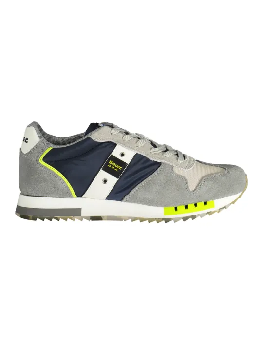 "Blauer Sneakers im Sale | Blauer S3QUEENS01 Sneakers mit Kontrasten und Logo online kaufen"|Planet-Deluxe
