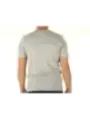 Graues Adidas T-Shirt Modell hinten