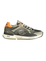 "Blauer Sneakers im Sale | Blauer Sportschuh mit Kontrastdetails und Logo Sneaker online kaufen"|Planet-Deluxe