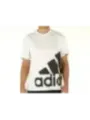 Weißes Adidas-Logo-T-Shirt