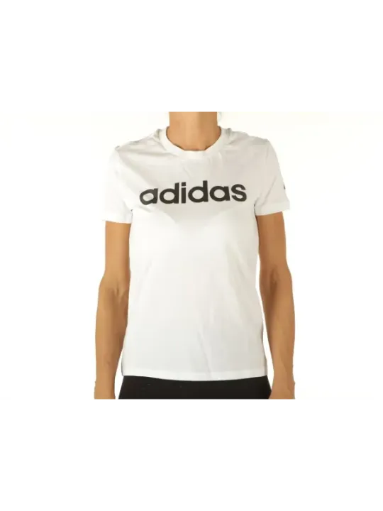 Weißes Adidas T-Shirt für Damen