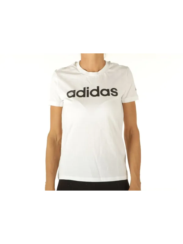 Weißes Adidas T-Shirt für Damen Weißes Adidas T-Shirt für Damen