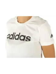 Weißes Adidas Logo T-Shirt