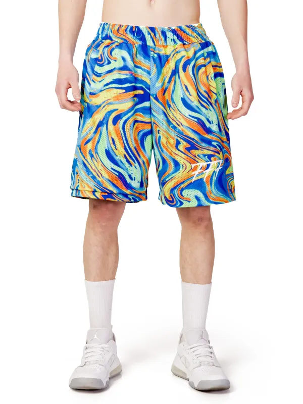 Bunte Triplosette Herren Laufshorts Bunte Triplosette Herren Laufshorts