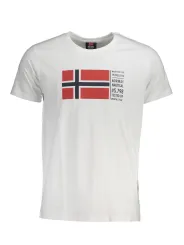 "NORWAY 1963 T-Shirts im Sale | Norwegen Logo TShirt Weiß Rundhals 1963  online kaufen"|Planet-Deluxe
