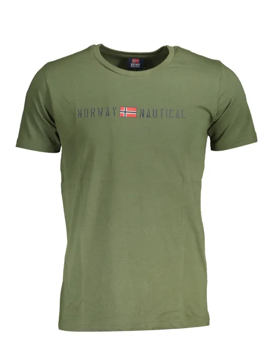 "NORWAY 1963 T-Shirts im Sale | Norway Logo TShirt 1963 Rundhals Kurzarm Grün online kaufen"|Planet-Deluxe