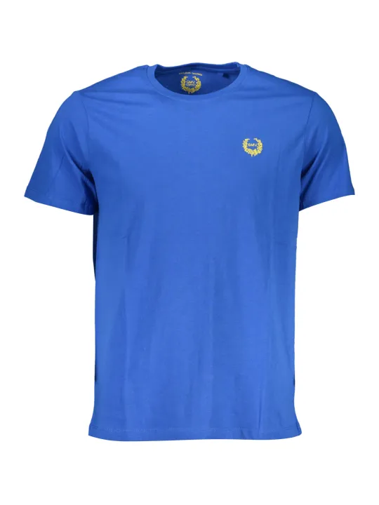 "GIAN MARCO VENTURI T-Shirts im Sale | GIAN MARCO VENTURI Logo Stickerei TShirt Royalblau online kaufen"|Planet-Deluxe