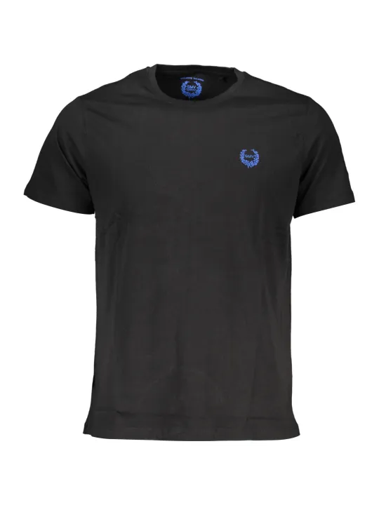 "GIAN MARCO VENTURI T-Shirts im Sale | GIAN MARCO VENTURI Schwarzes Logo T-Shirt mit Stickerei online kaufen"|Planet-Deluxe