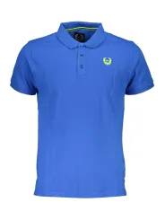"GIAN MARCO VENTURI Poloshirts im Sale | Poloshirt Blau mit Stickerei und Kontrast von Gian Marco Venturi online kaufen"|Planet-Deluxe