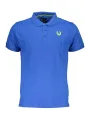 "GIAN MARCO VENTURI Poloshirts im Sale | Poloshirt Blau mit Stickerei und Kontrast von Gian Marco Venturi online kaufen"|Planet-Deluxe