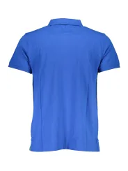 "GIAN MARCO VENTURI Poloshirts im Sale | Poloshirt Blau mit Stickerei und Kontrast von Gian Marco Venturi online kaufen"|Planet-Deluxe