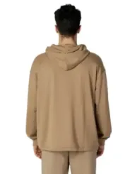 Beiger Fila Kapuzenpullover aus Baumwolle