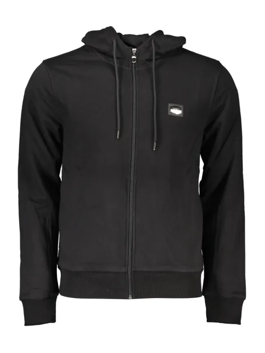 "Cavalli Class Sweatshirts im Sale | Kapuzensweatshirt mit Reißverschluss und Logo von Cavalli Class online kaufen"|Planet-Deluxe