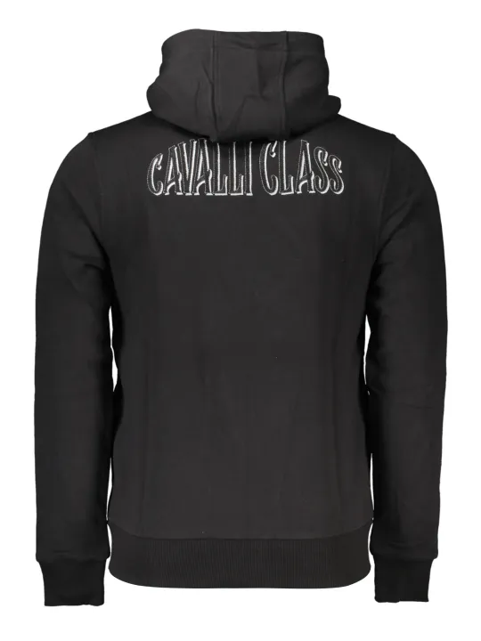 "Cavalli Class Sweatshirts im Sale | Kapuzensweatshirt mit Reißverschluss und Logo von Cavalli Class online kaufen"|Planet-Deluxe