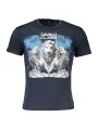 "Cavalli Class T-Shirts im Sale | Cavalli Class QXT60F-JD060_BLU_04926 Blau online kaufen"|Planet-Deluxe