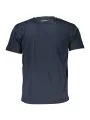 "Cavalli Class T-Shirts im Sale | Cavalli Class Logo TShirt Blau Normale Passform Rundhals online kaufen"|Planet-Deluxe