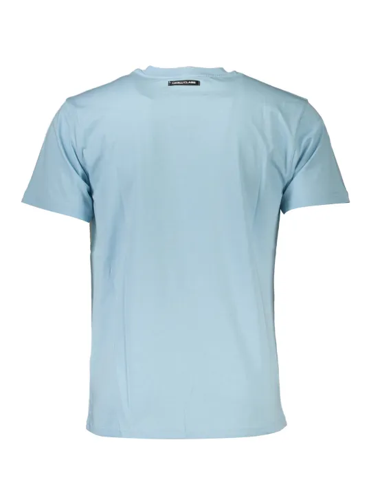 "Cavalli Class T-Shirts im Sale | Cavalli Class QXT60A-JD060_AZZURRO_04504 Himmelblau online kaufen"|Planet-Deluxe