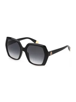 Stilvolle Furla Sonnenbrille SFU620 in Schwarz