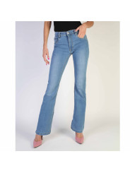 Helle blaue Damen Straight Leg Jeans