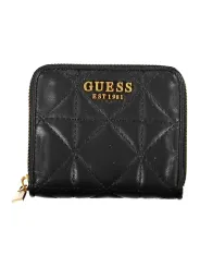 Guess Jeans Schwarze Geldbörse mit Kartenfächern & Logo