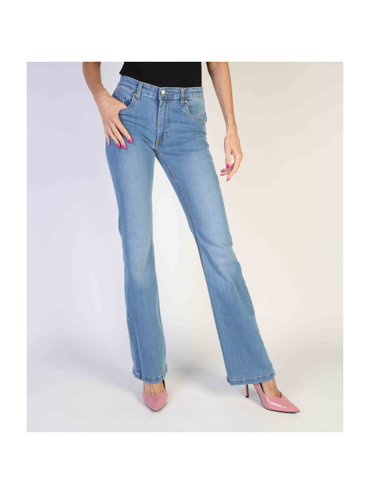 Helle Jeans, gerader Schnitt, Damen
