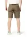 Braune Shorts mit Kordelzug