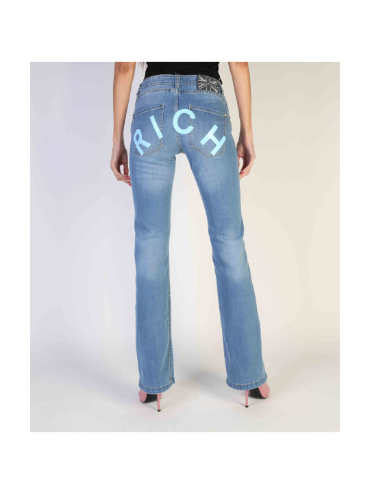 Blaue Jeans mit RICH-Logo