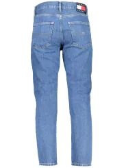 "Tommy Hilfiger Jeans im Sale | Tommy Hilfiger Regular Tapered Logo Jeans Blau online kaufen"|Planet-Deluxe
