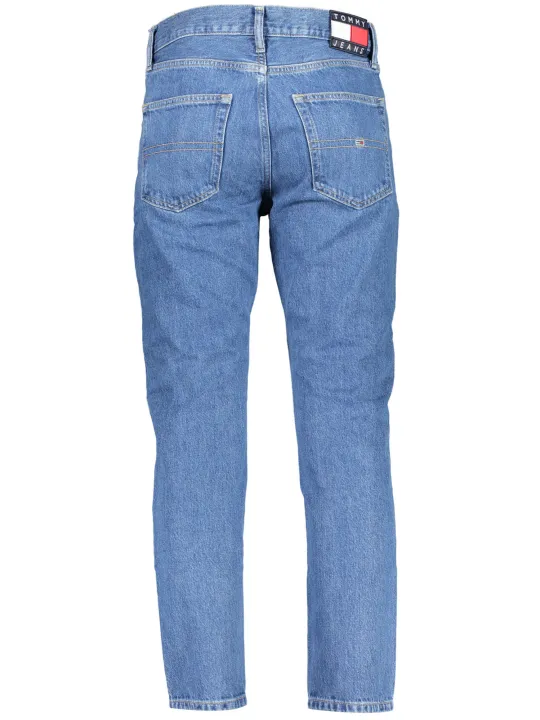 "Tommy Hilfiger Jeans im Sale | Tommy Hilfiger Regular Tapered Logo Jeans Blau online kaufen"|Planet-Deluxe