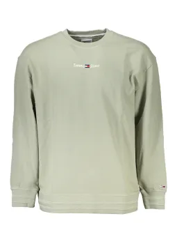 Bio-Baumwolle Sweatshirt: Langarm, bestickt, Rundhals