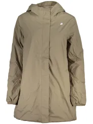 "K-WAY Jacken im Sale | Kapuzencardigan mit Plüschfutter und Taschen Beige-Grau online kaufen"|Planet-Deluxe