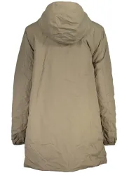 "K-WAY Jacken im Sale | Kapuzencardigan mit Plüschfutter und Taschen Beige-Grau online kaufen"|Planet-Deluxe