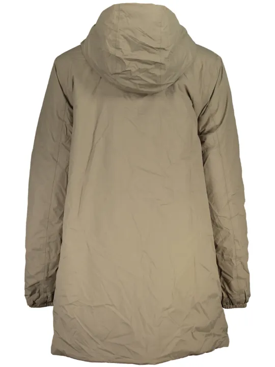 "K-WAY Jacken im Sale | Kapuzencardigan mit Plüschfutter und Taschen Beige-Grau online kaufen"|Planet-Deluxe